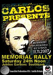 Carlos memorial poster
