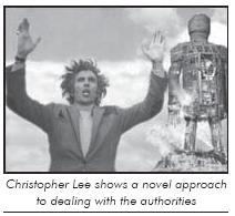 wicker man joke image - burning the authorities