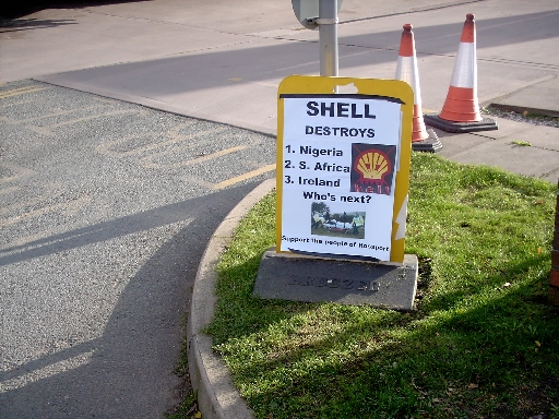 shell protest salford